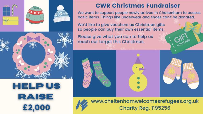 Cheltenham Welcomes Refugees 2025 Xmas Fundraiser