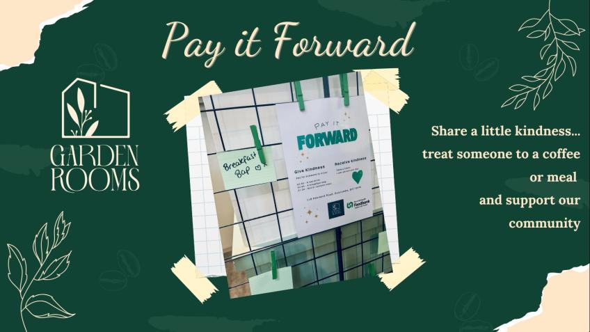 Garden Rooms 'Pay it Forward'