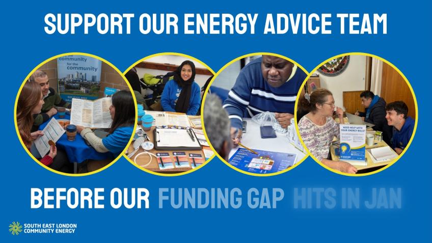 Support Our Energy Advice Team - Jan Funding Gap
