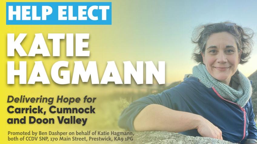 Help Elect Katie Hagmann and The SNP in CCDV