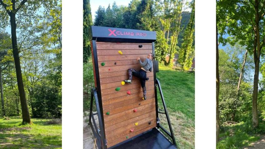 CLIMB at Johns Lee Wood - Rotating Climbing Wall