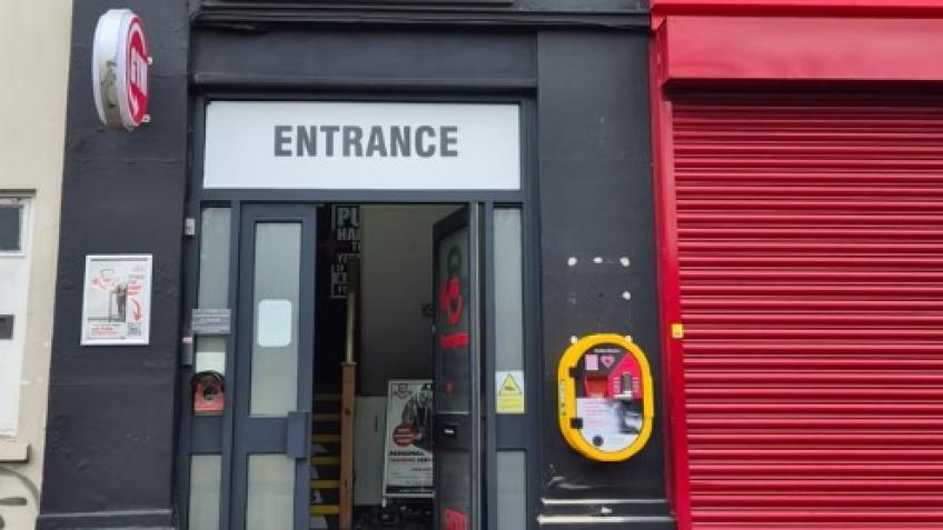 Help us replace the missing Morden defibrillator!
