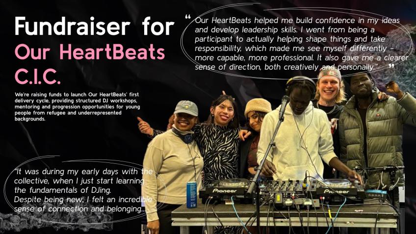 Our HeartBeats CIC:DJ Programme for Young Refugees