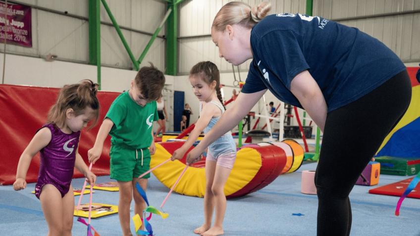 New Gymnastics Floor Area