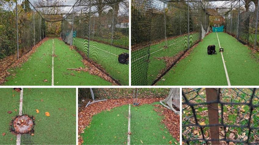 Repair and replace the outdoor nets