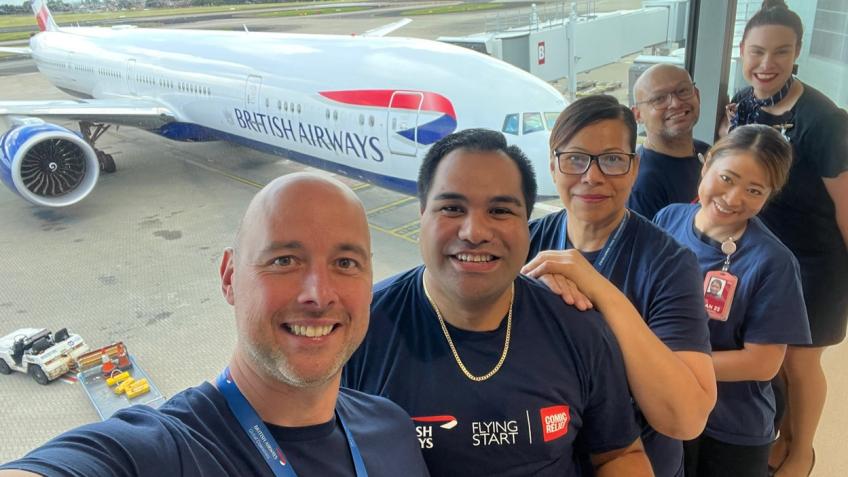 British Airways SYD supporting Red Nose Day 2026