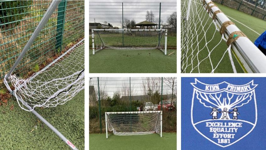 New football goals for Kirn Primary