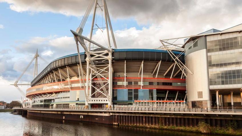 Abseiling the Principality Stadium 1st April 2026