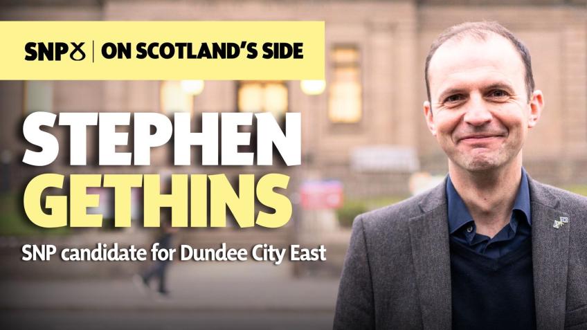 Stephen Gethins for Dundee City East