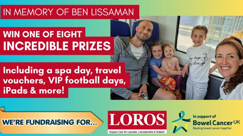 Lisso's Legacy for LOROS and Bowel Cancer UK