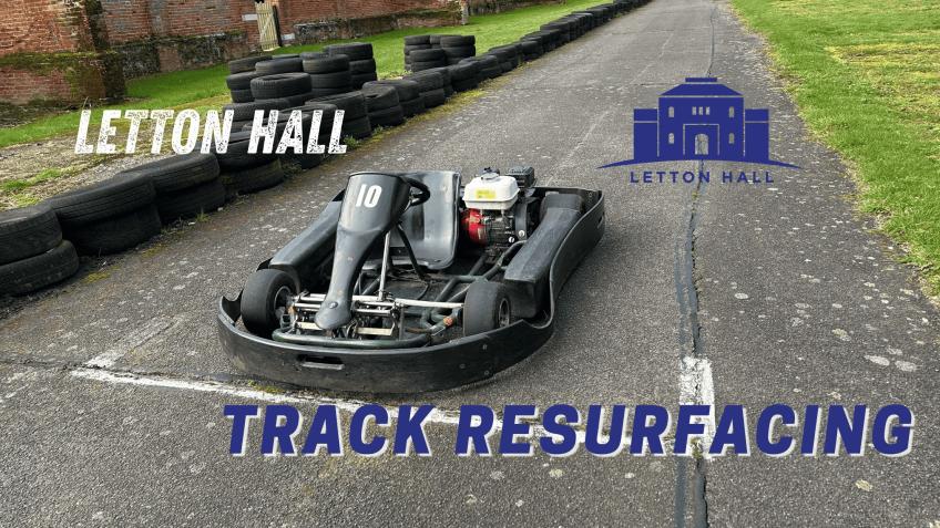 Go kart track resurfacing