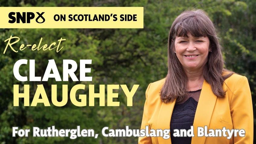 Re-elect Clare Haughey for Rutherglen & Cambuslang