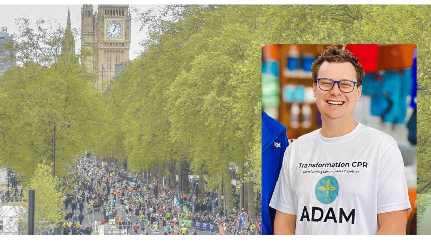 Adam's 2026 London Marathon for Transformation CPR