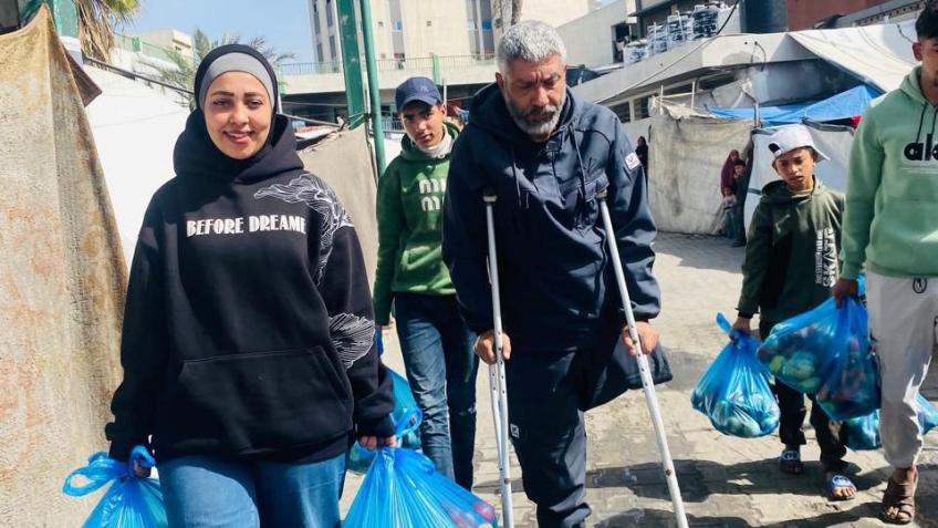 Hand in Hand with Deir Al Balah School Camp, Gaza