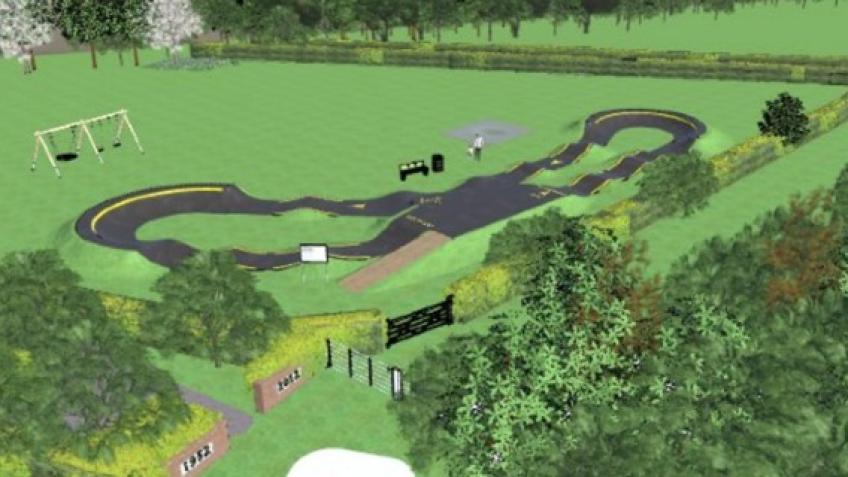 Meadows play area and pump track, Mulbarton