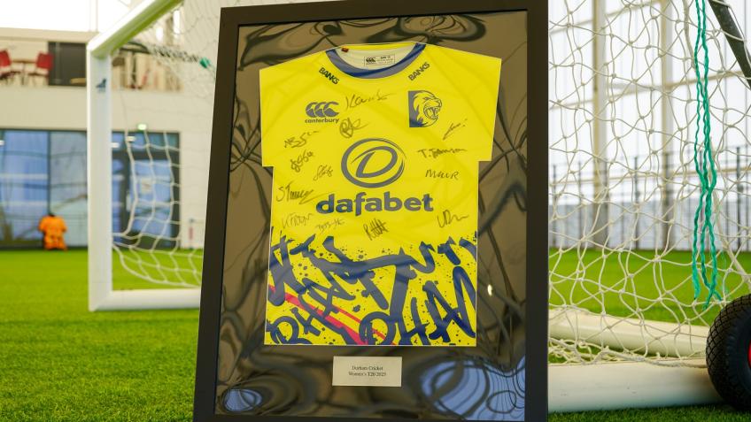 Win Squad Signed Durham Cricket Shirts