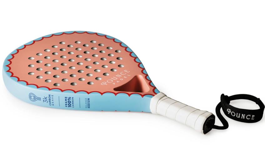 Win a Pink Teardrop Padel Racket from Pounce Padel