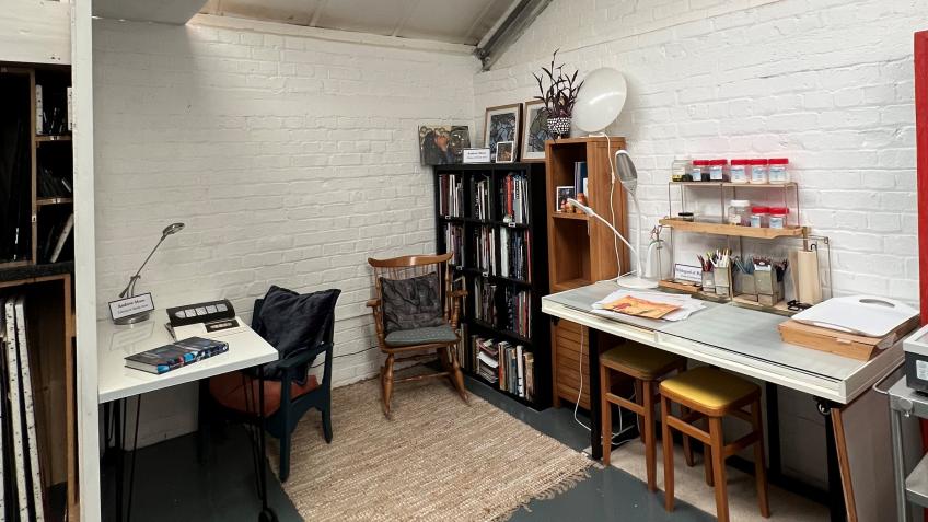 The Stained Glass Library & Study Room