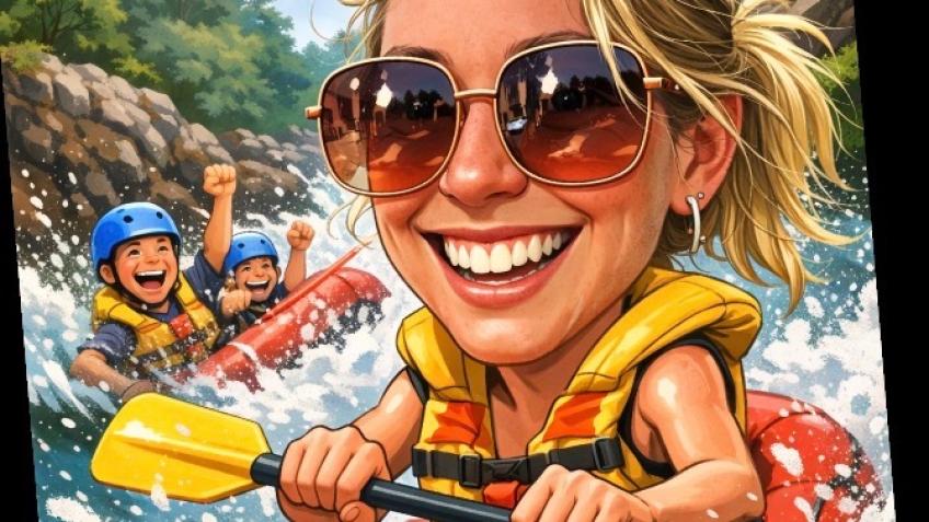 Tia’s Xtreme Rafting challenge 🚣‍♀️