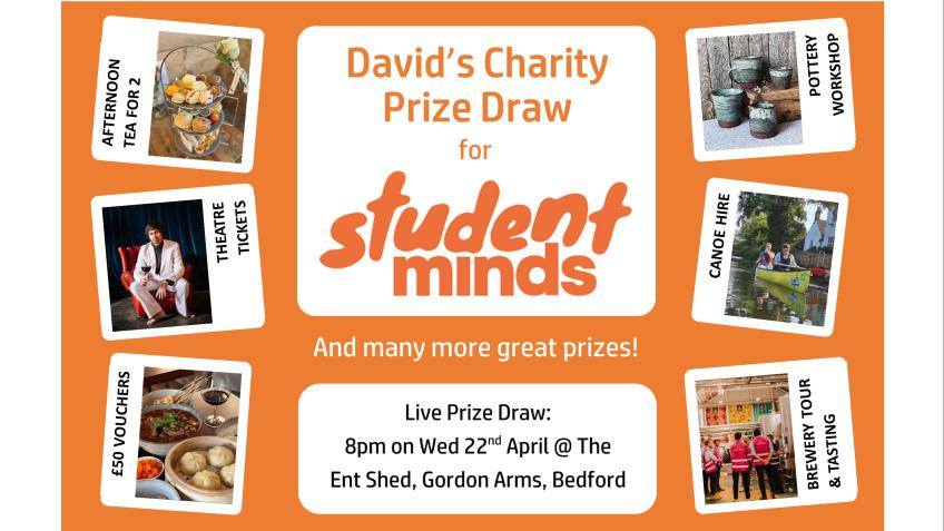 David's Charity Prize Draw for Student Minds