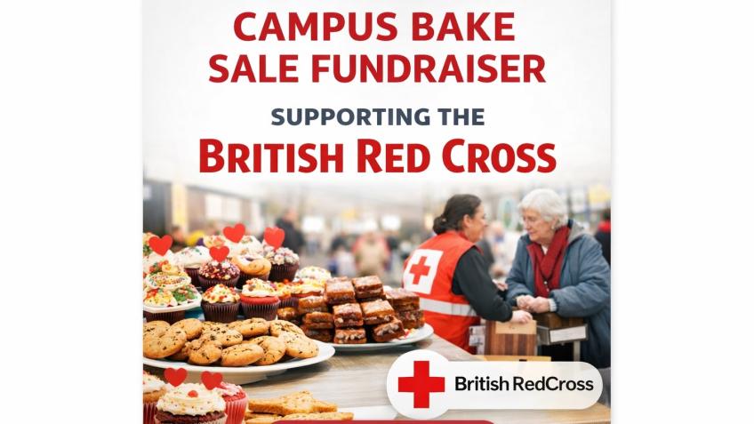 On-campus bake sale for charity