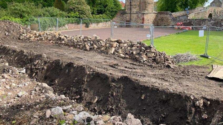 St Mary's Pleasance - Historic Wall Restoration