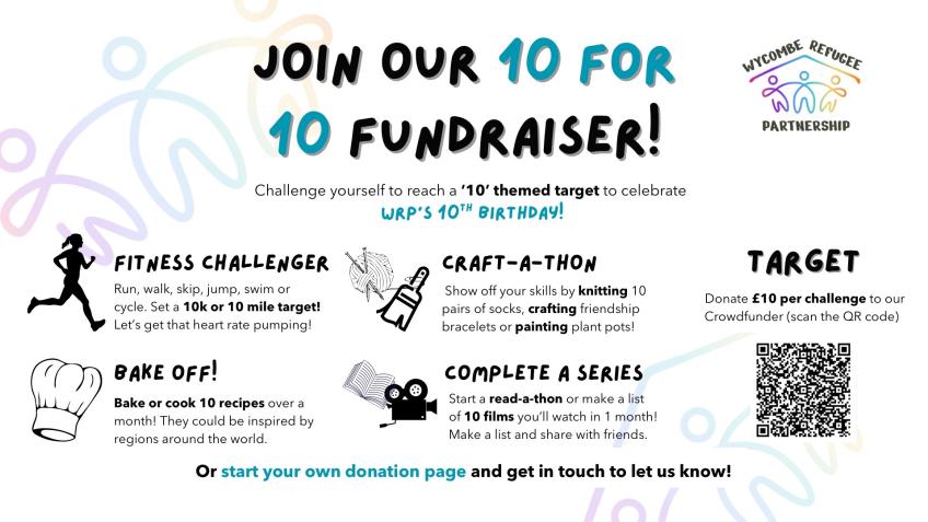 WRP’s 10 for 10 Fundraiser!