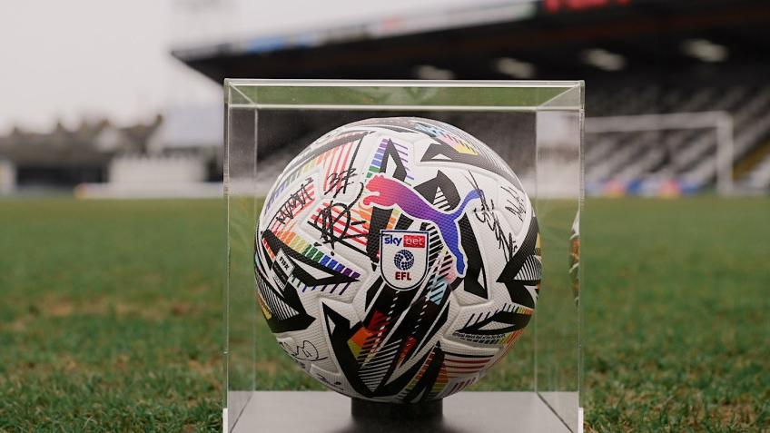 GTFC signed ball in presentation case