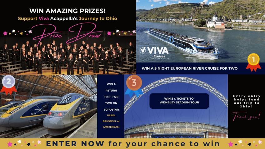 Win Prizes & Support Viva Acappella’s Journey!