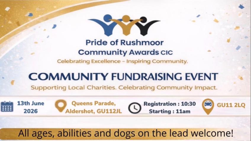Pride of Rushmoor Community Fundraising Walk