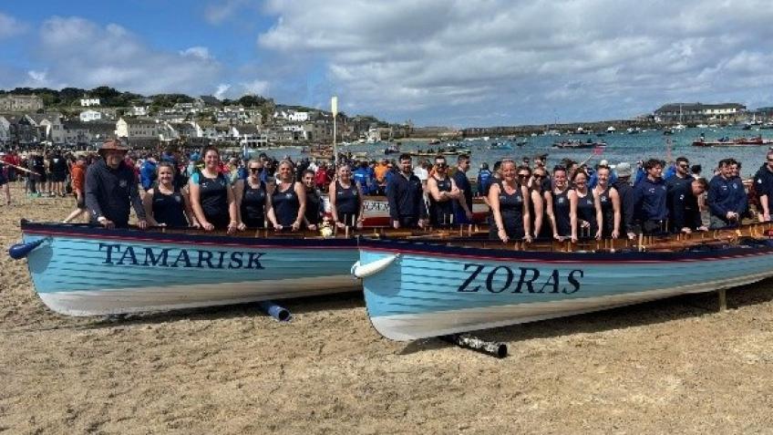 A new training boat for Cadgwith Gig Club