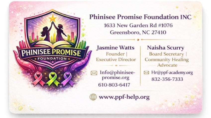 Phinisee Promise: Hope and Healing Starts Here