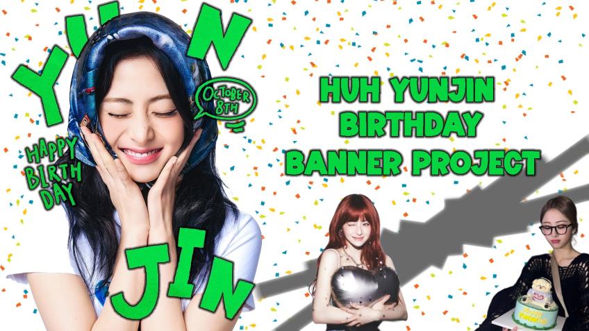 Huh Yunjin Birthday Project in NEWARK 10/8