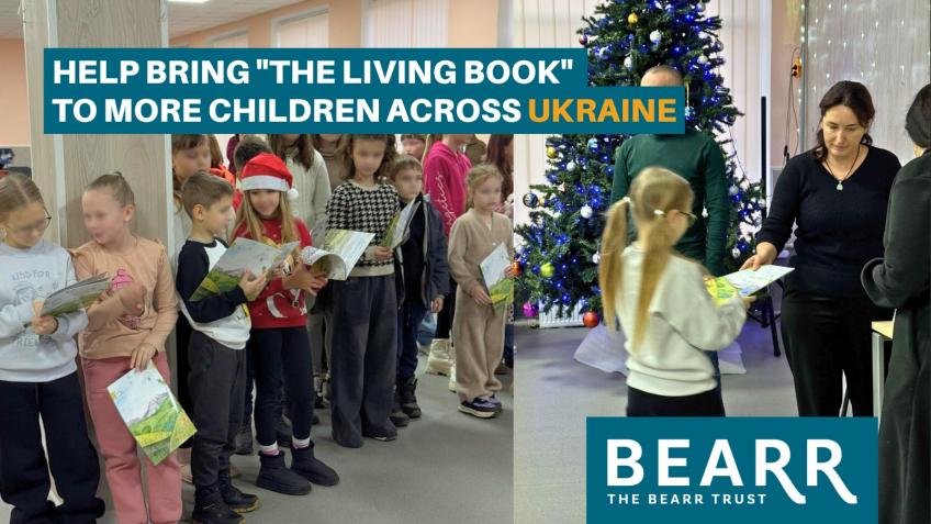 Bring The Living Book to children in Ukraine