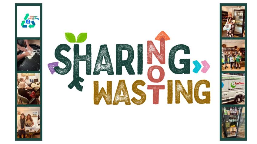 Sharing Not Wasting food, space, time and skills!