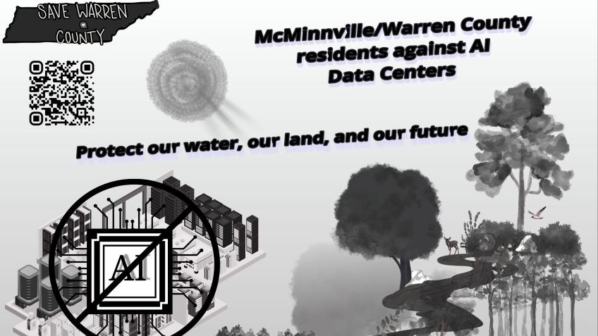 Yard Signs against AI Data Center