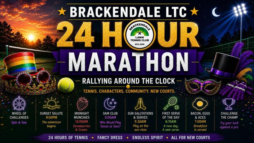 Brackendale Fancy Dress, 24-Hour Tennis Marathon