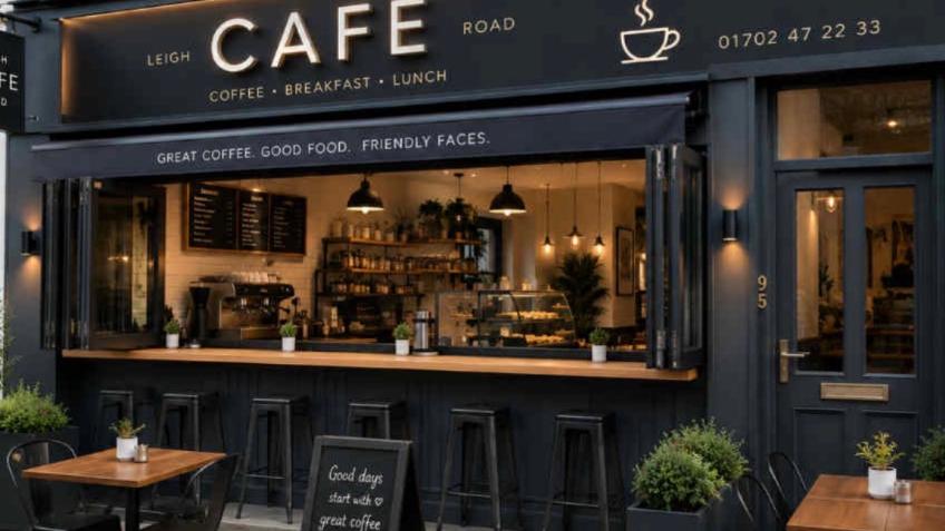 Replace shop front to a modern fresh new look