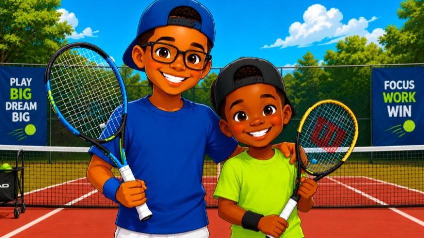 Tian and Motheo's Tennis Marathon Sponsorship