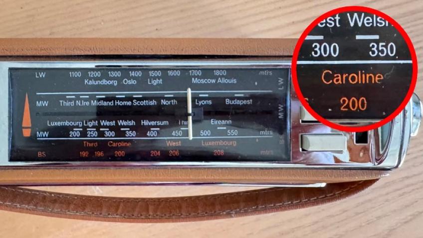 1966 TR130 Bush Radio with Caroline on dial refurb