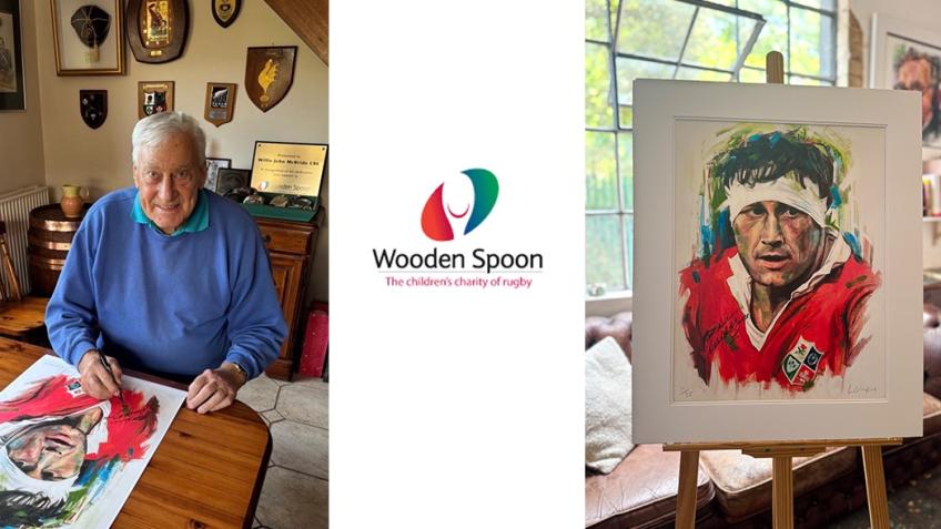 Win a signed Willie John McBride Limited Print