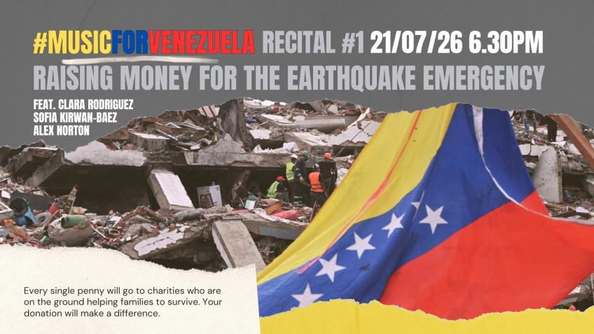 #MusicForVenezuela – Fundraising Recitals