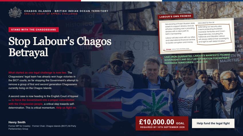 Stop Labour's Chagos Betrayal