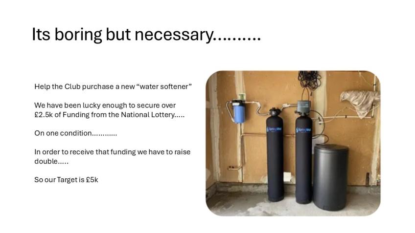 Sustainable Facilities Upgrade –  Water Softener