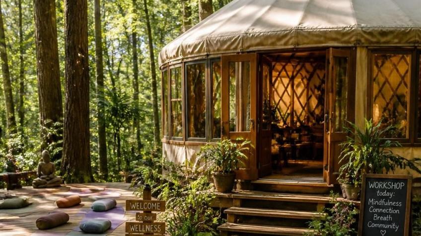 Adding an Events Yurt to our Woodland Sauna