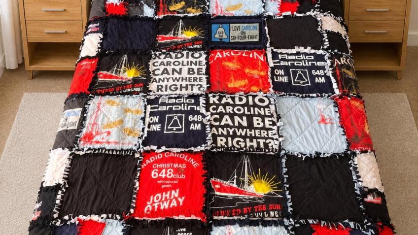UNIQUE RADIO CAROLINE QUILT