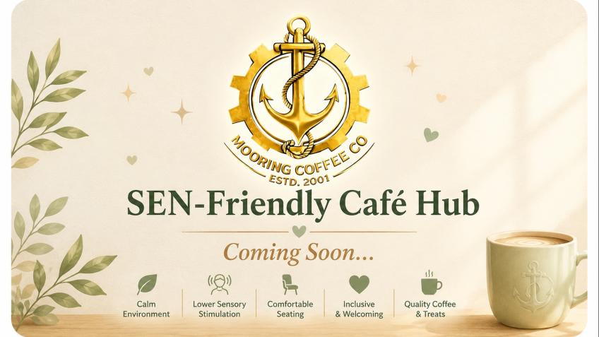 Mooring Coffee Co SEN‑friendly café hub