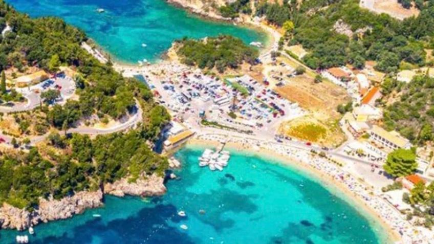swimming from Albania to Corfu