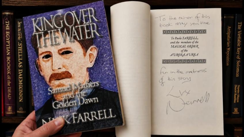 SIGNED COPY: KING OVER THE WATER by Nick Farrell
