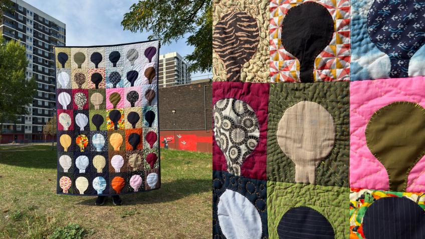 Win our one-of-a-kind Community Quilt